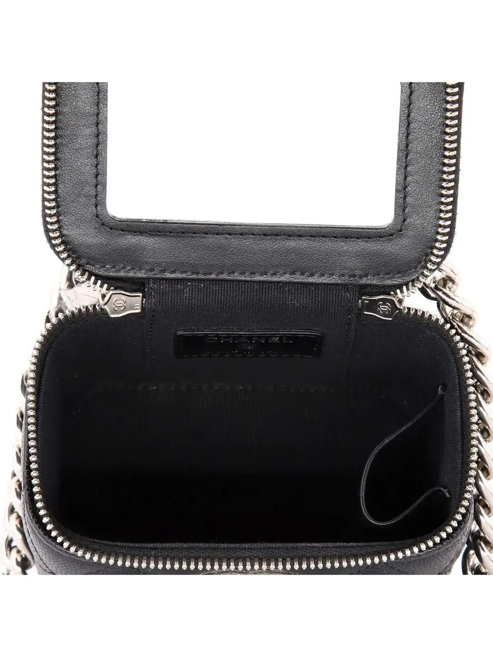 Chanel Coco Enamel Strap Vanity Case #281372C33B